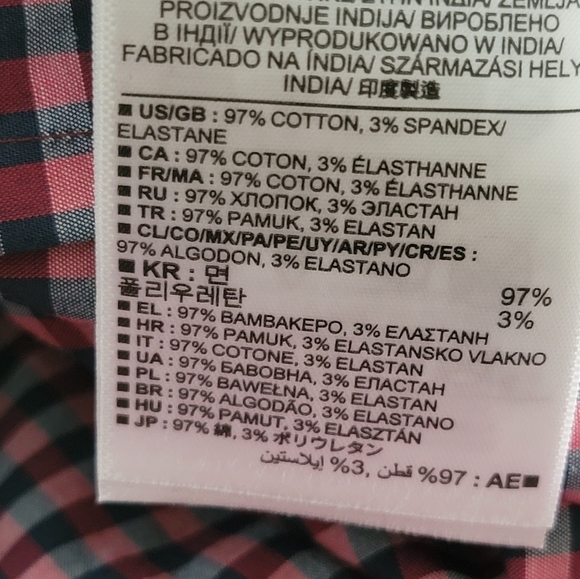 Banana Republic men button down gingham plaid shirt size XL - Picture 6 of 7